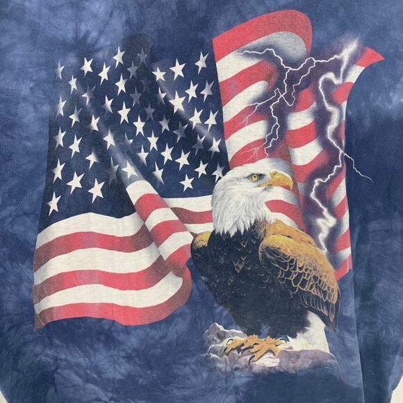The Mountain Cotton Dyed American Eagle T-Shirt Size XXXL - Picture 3 of 4